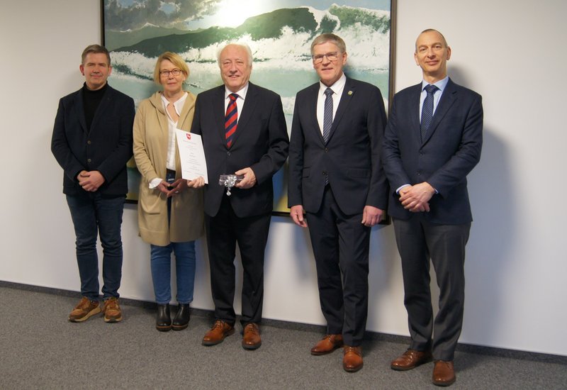 Verabschiedung der langjährigen Schiedsperson Kurt Kunert in Aurich